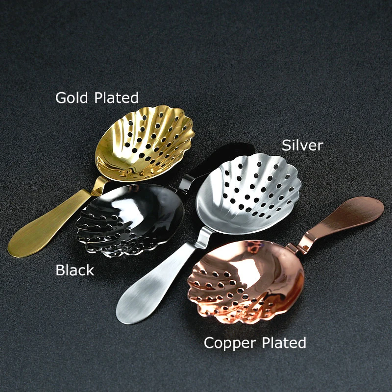 

Stainless Steel Shell Design Vintage Julep Cocktail Strainer Bar Tool