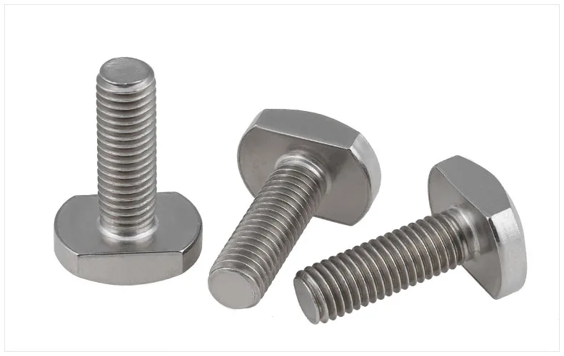 GB37 304 stainless steel screws T Shaped screw Bolts M5 M6 M8 M10 M12