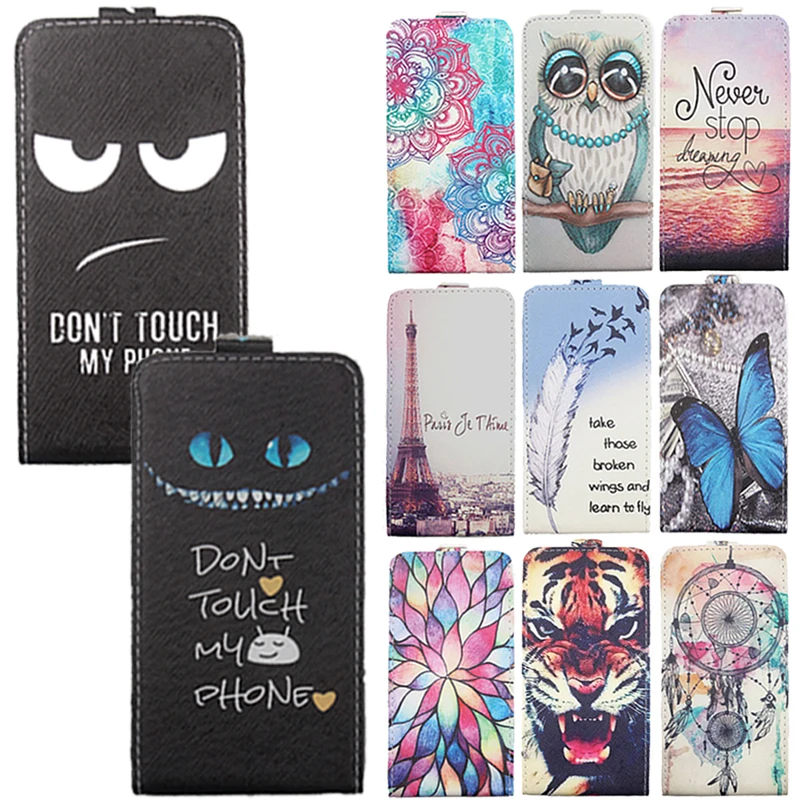 spesifikasi Top Jual 11 Warna Kartun Pola Atas dan Bawah Balik PU Kulit Kasus Untuk UMI Z