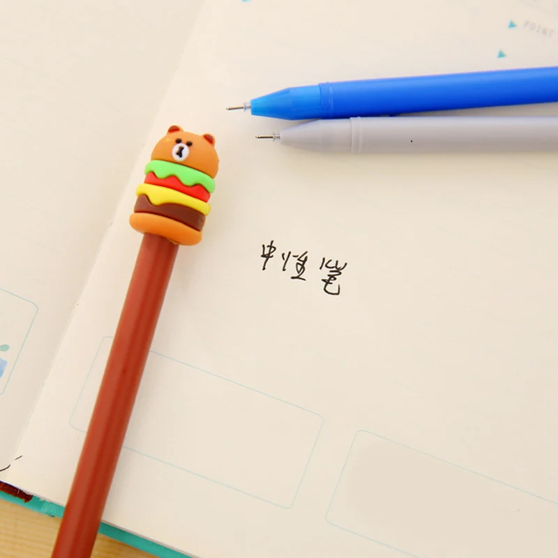 1 шт./лот милые животные торт гелевая ручка милые ручки canetas escolar канцелярские материалы школьные офисные принадлежности papelaria