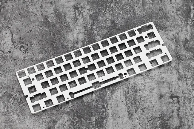 60% алюминиевая Механическая плата клавиатуры Поддержка Gh60 gk61 белый цвет только поддержка пластины Крепление-Стабилизатор - Цвет: GK61 Mount P Only