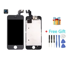 iPartsBuy Latest LCD for iPhone 5s (Camera + LCD + Frame + Touch Pad +Free Gift ) Digitizer Assembly