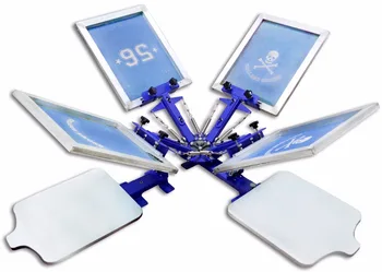 

4 Color 2 Station Silk Screen printing Machine Printing Press Printer Brand New, Essential equipment in screen printing