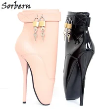 Sorbern/ г.; модные женские туфли на очень высоком каблуке 18 см; пикантные женские балетки на тонком каблуке с ремешком на щиколотке