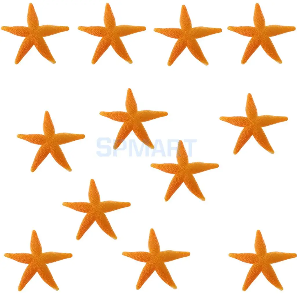 MagiDeal 12Pcs Plastic Starfishes Ocean Animal Model Figures Educational Toys Figure Children Baby Birthday Party Decor Gift