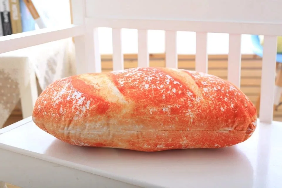 Французского хлеба Длинная форма плюшевые подушки игрушка хлеб декоративные диван стул подушки Имитация Плюшевые игрушки 50/70 см