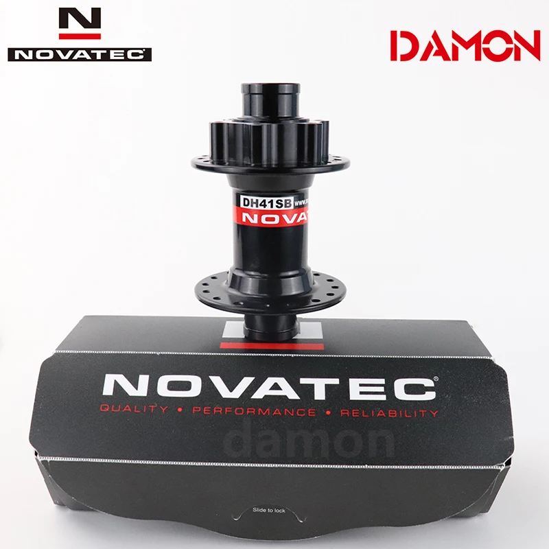 Тайвань Novatec DH41SB Mtb дисковый тормоз 32 отверстия велосипедная ступица DH через ось горные велосипедные ступицы 20 мм 110 мм 2 подшипника