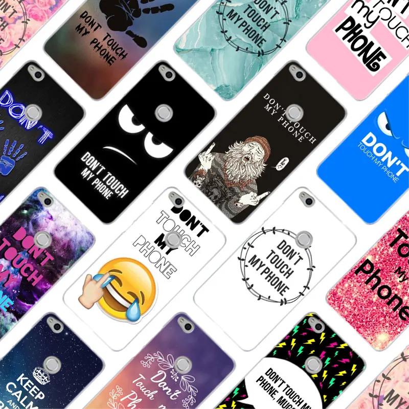 

MLLSE Don't touch my phone Fashion Case Cover for Huawei NOVA 3 3i 4 Honor V20 8X 8A 7A Pro 7X 7C 7i 8 9 10 Lite Play Cover Hot
