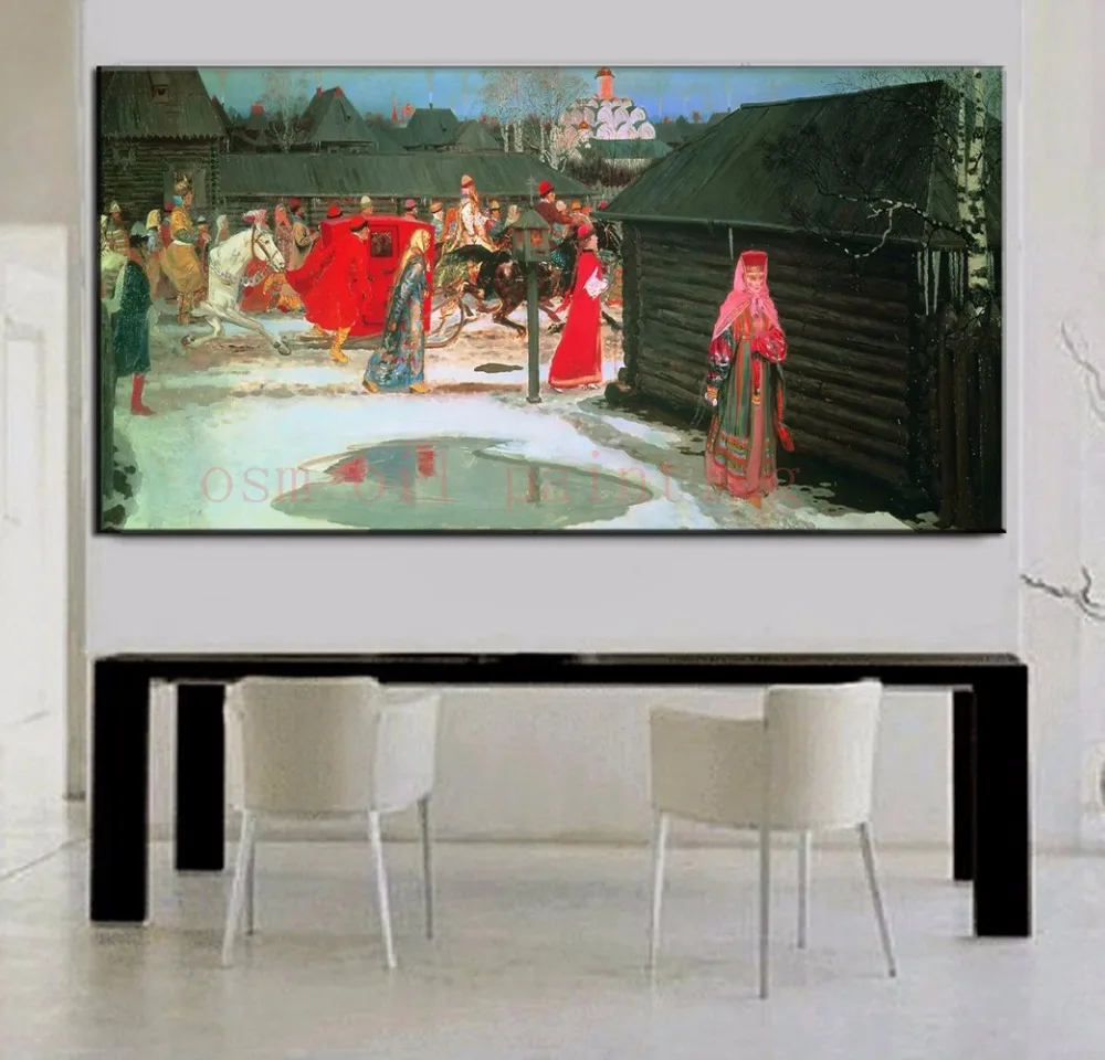 

Handmade Modern Abstract Oil Painting Landscape Russia Portrait Figure 100% High Quality Hand Painted Wall Art Canvas Pictures