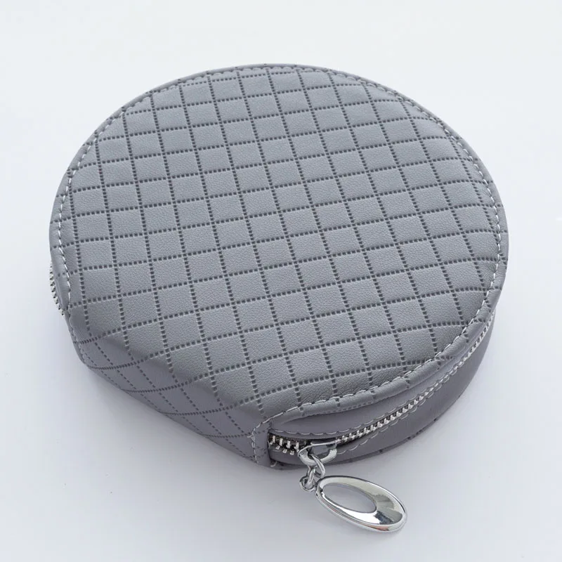 prativerdi New Fashion Car Lattice CD Box For DVD Case Automotive Supplies Storage Bag Car Holder Leather CD Travel Organizer