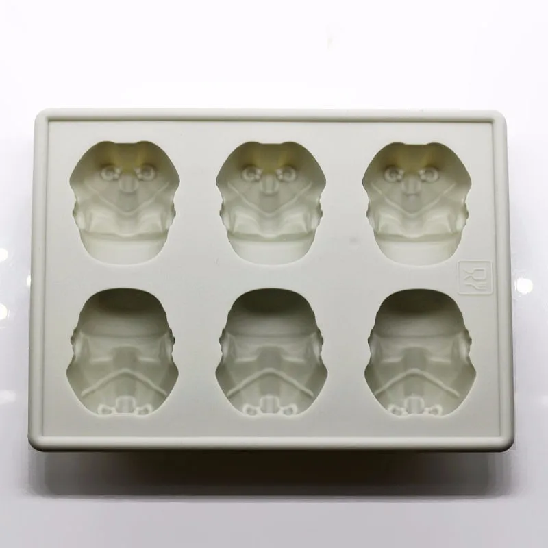 Звездные войны Штурмовик льда лоток кубики льда DIY Форма для пудинга, желе силиконовая форма