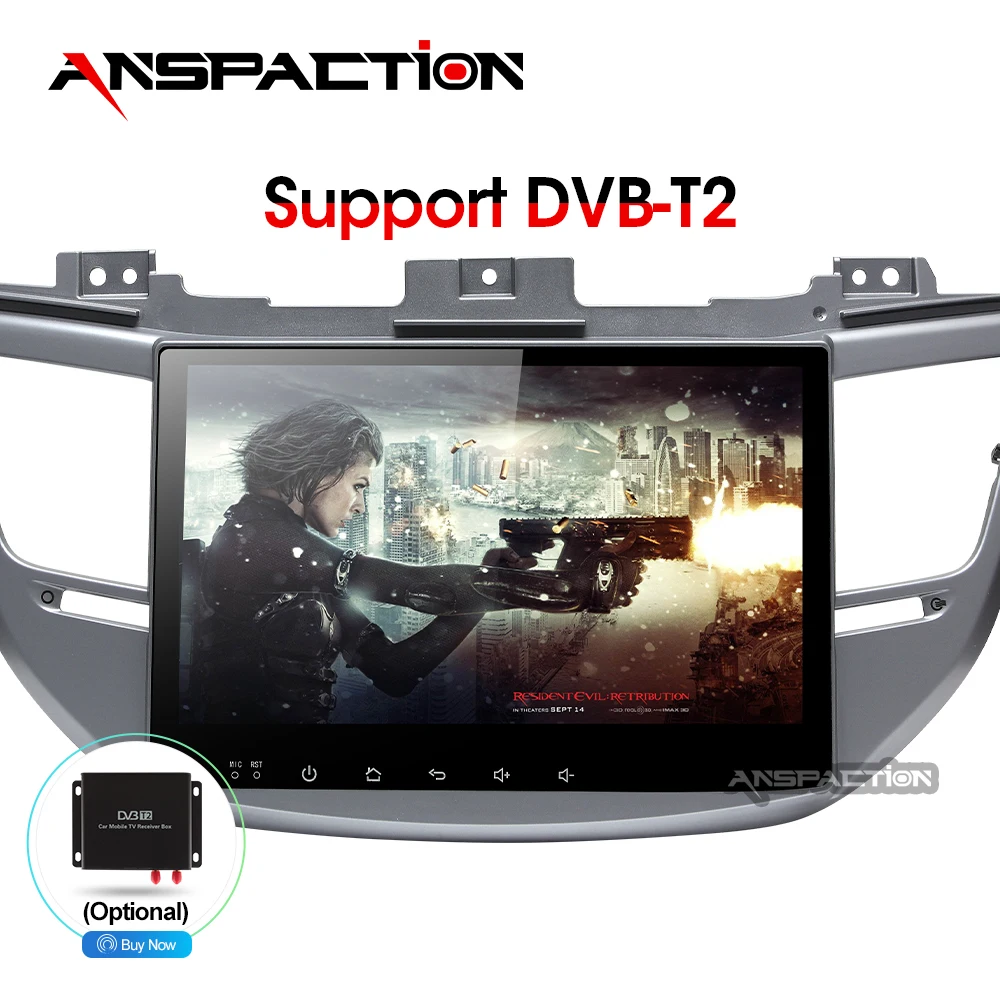 Excellent 10.1" IPS 2 Two Din Android8.1 Car Stereo For Hyundai Tucson IX35 2015 2016 2017 Radio FM GPS Navigation Backup Camera No DVD 5