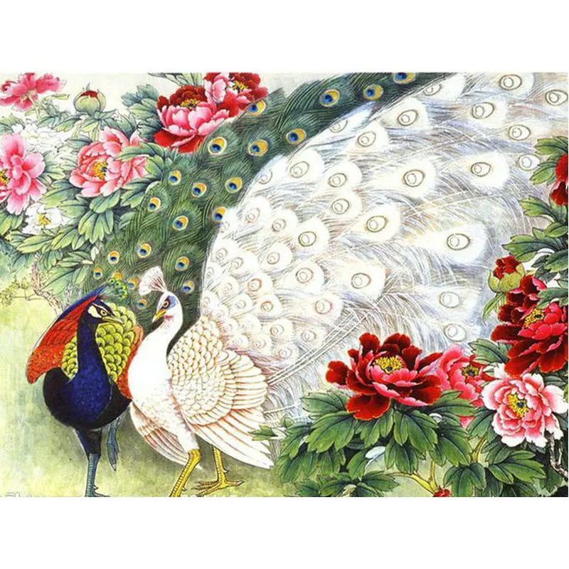 Картина 100 птиц фен шуй