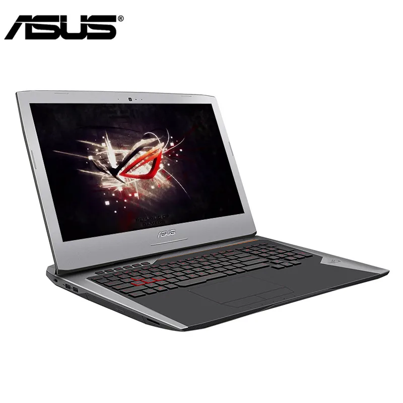 Prix 17.3 pouces Ordinateur Portable De Jeu ASUS ROG GFX72VM6700 8 gb RAM 1 tb HDD + 128 SSD Intel Core I7 6700 CPU NVIDIA GeForce GTX 1060 Jeu Portable