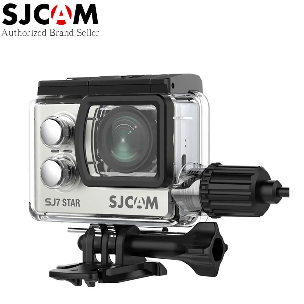 

Original SJCAM SJ7 Star Motorcycle Charging Case Housing with Touch Backdoor and USB Cable Rainproof