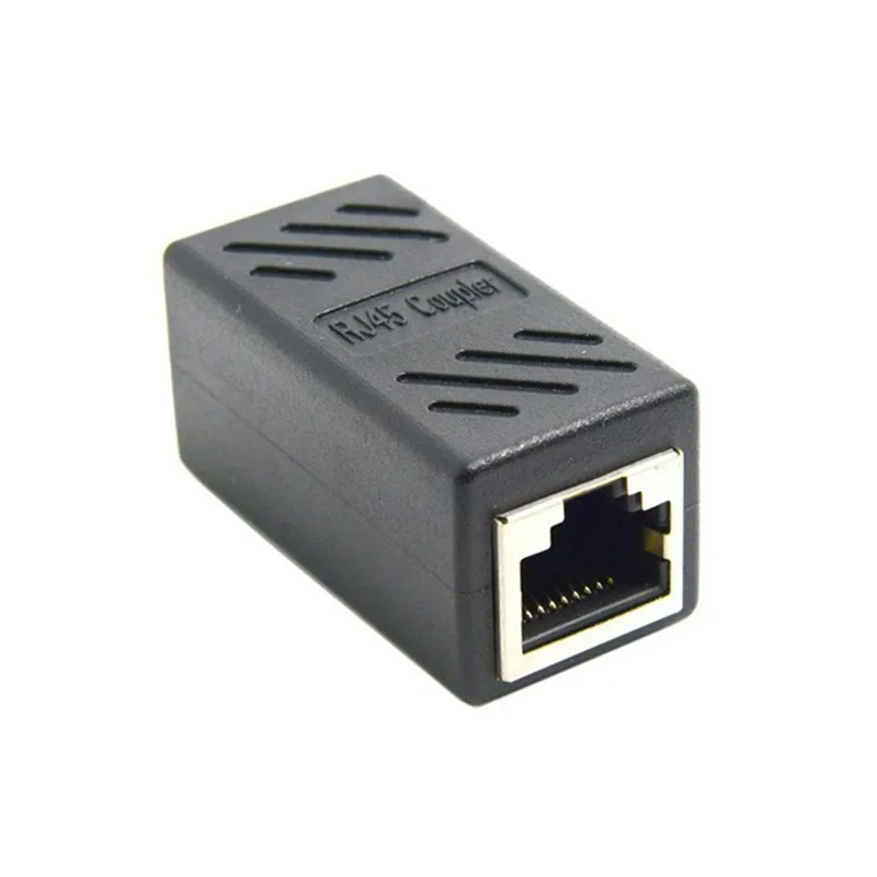 Соединитель RJ45 гнездо-гнездо для сетевой локальной сети адаптер соединитель