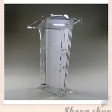 Церковная кафедра акриловая прозрачная подиумная кафедра дешевая акриловая церковная кафедра подиумная кафедра без микрофона в комплекте