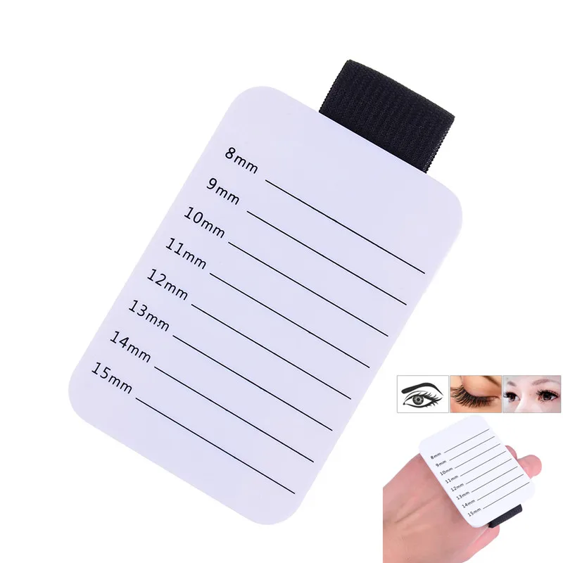 

Acrylic Lash Pallet Eyelash Extensions Lash Tile Palette with Belt Adhesive Glue Ceramic Holder Eyelash Extensions Tools 1 Set