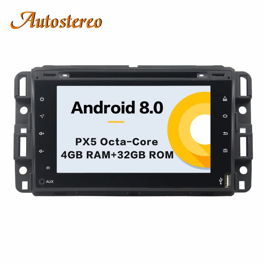 

Autostereo Android 8 4+32G Car DVD Player GPS navigation For GMC Yukon/Tahoe 2007-2012 head unit multimedia player tape recorder