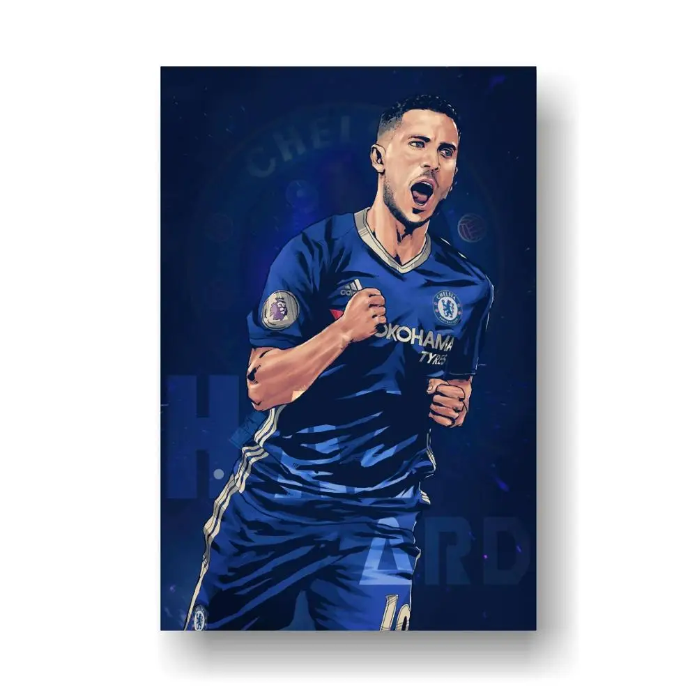 

Eden Hazard Poster Art Wall Pictures Living Room Unframed Poster Free Shipping 80X120 cm