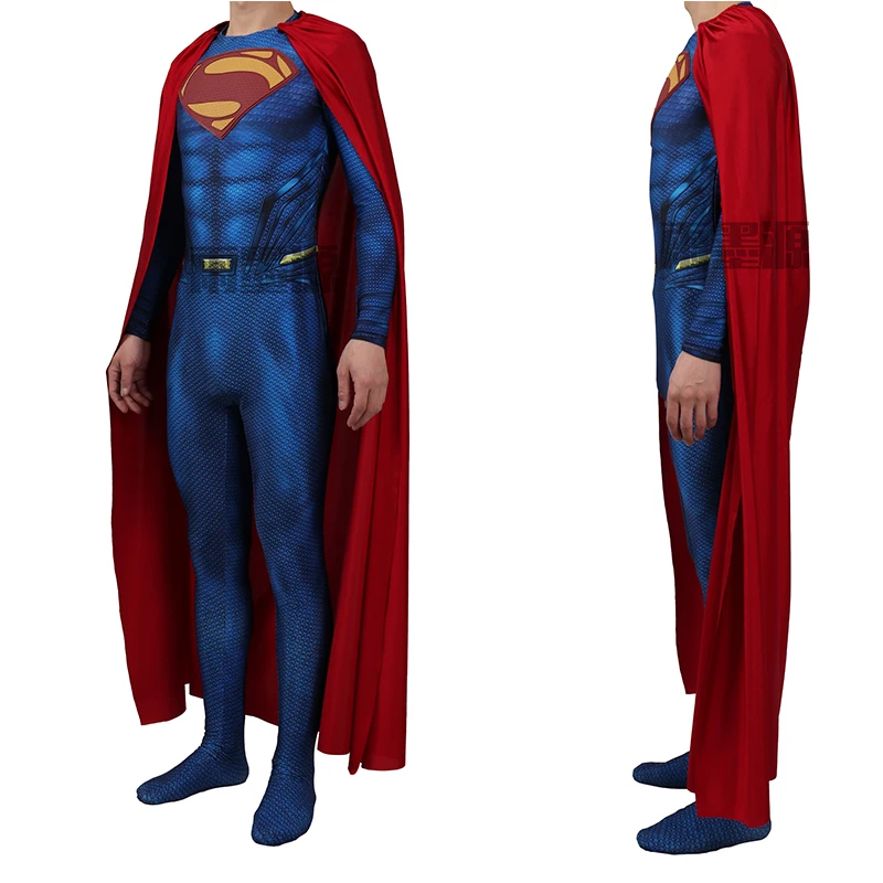 Светящийся-мечта высокого качества мышечный оттенок костюм супермена с рельефным логотипом U молния человек стали Супермен костюм