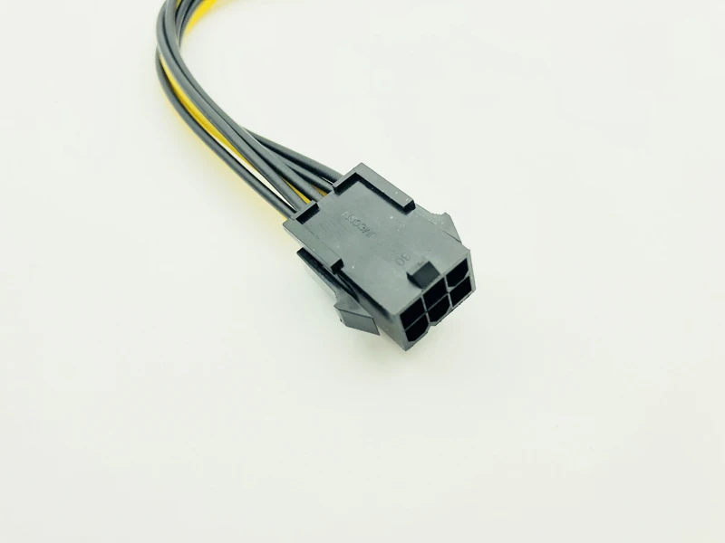 5pcs 6 Pin Feamle to 8 Pin Male PCI Express Power Converter Cable CPU Video Graphics Card 6Pin to 8Pin PCIE Power Cable for BTC-4