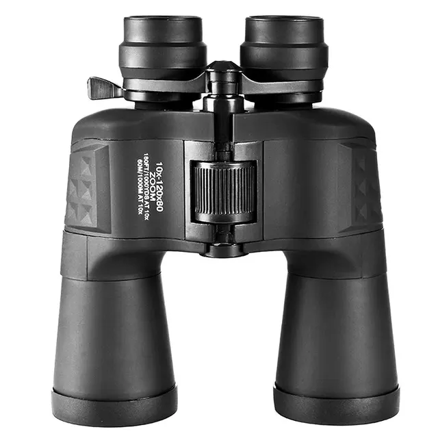 Maifeng 10-120X80 Long Range Power Zoom High Magnification Binoculars Hunting Telescope Porro Prism Optical Glasses 50mm 11mm