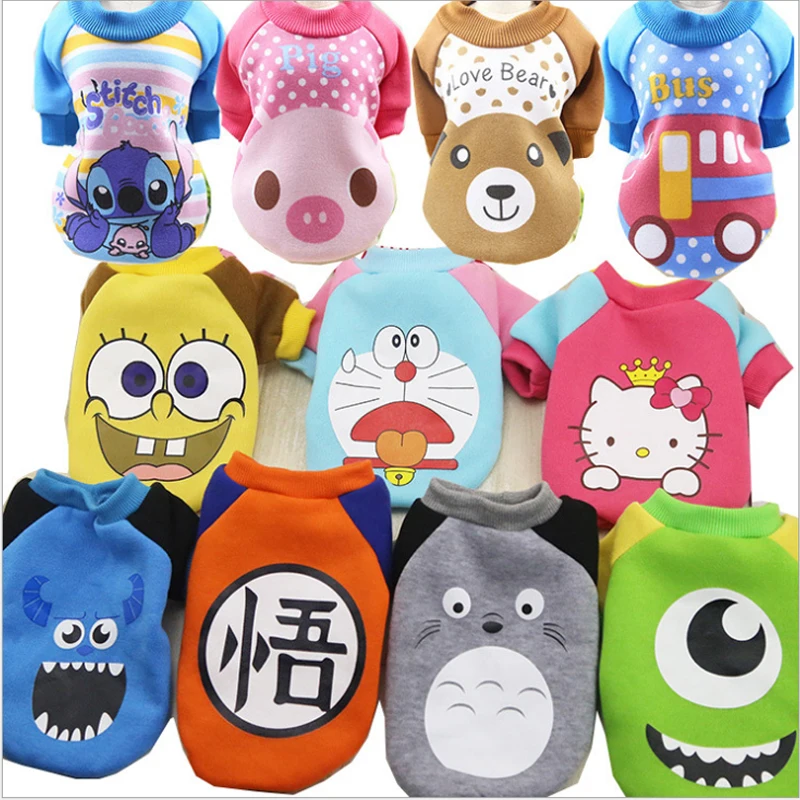 

New Fashion Autumn And Winter Dog Clothes For Small Dogs Chihuahua Coat For Cat Dog Warm Coat Soft Cotton Pet Clothing XS-XXL