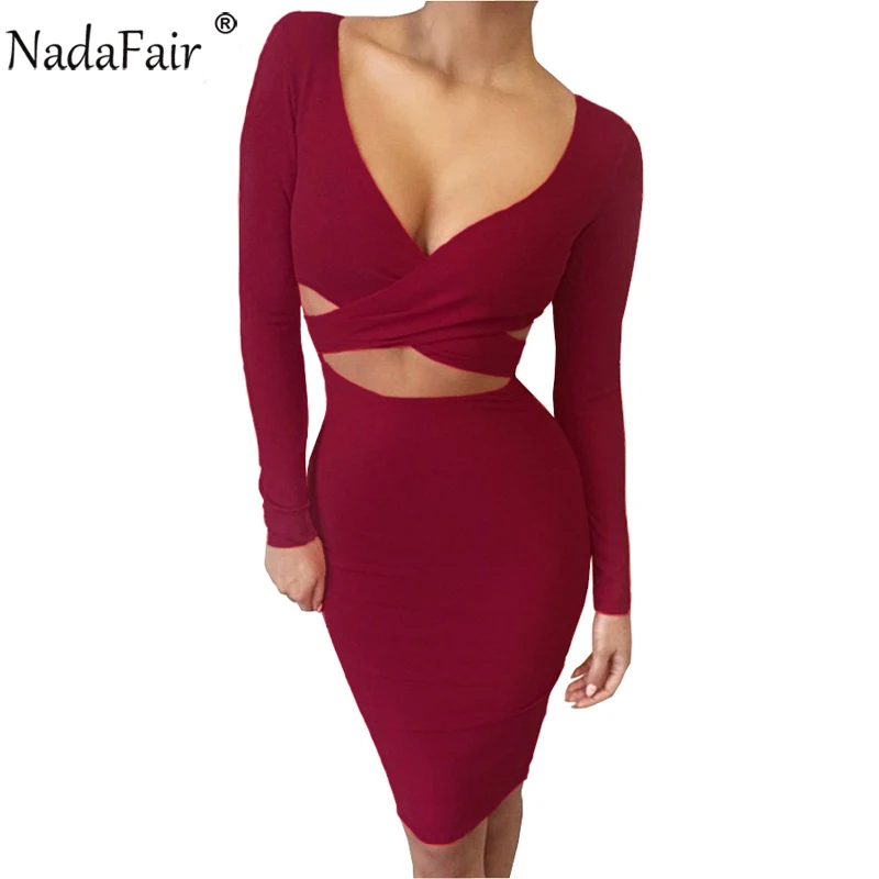 Платье футляр женское летнее с V образным вырезом и длинным рукавом|bodycon dress|winter