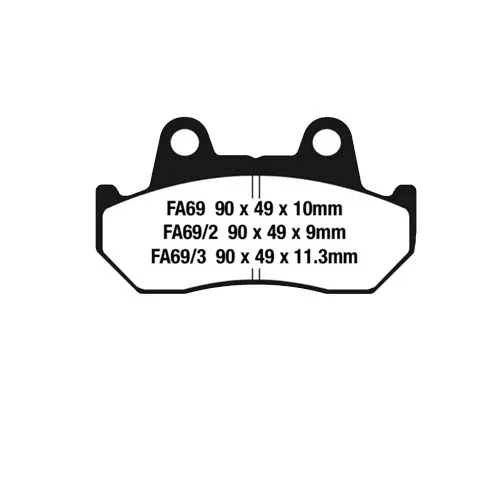 Передние тормозные колодки для мотоциклов Honda VT500 C Shadow FT Ascot VF500 V30 Magna CB550 SC Nighthawk XL600
