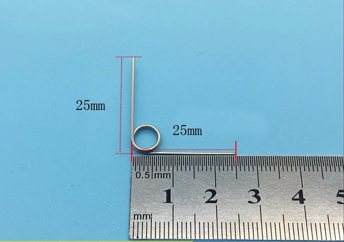 90 градусов пружина 0,8 мм провода Диаметр* 7,4 мм внешний Диаметр 304 Нержавеющая сталь крутильных весна