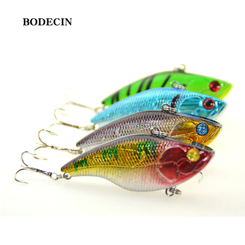 Hard Fishing Lures Wobbler 4PCS 7.5cm 18g 6# Hooks VIB For Peche Artificial Baits Tackles Bait For Pike Fish Supplies Jerkbait (11)