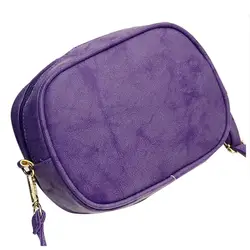 Женские сумки через плечо мода кожаные сумки для женщин Ретро клатч телефон Хранитель женщины pouchpurple