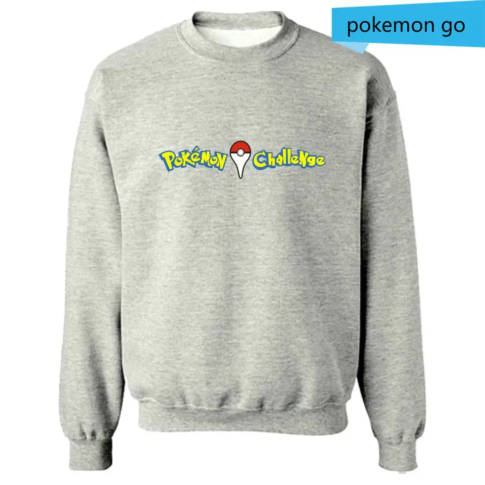 

Fashion Pokemon Go Hoodies Women Men Casual Pullover Long Sleeve Cotton Hoodie Adult Sportwear Sweatshirt Pokemon Top Hoody