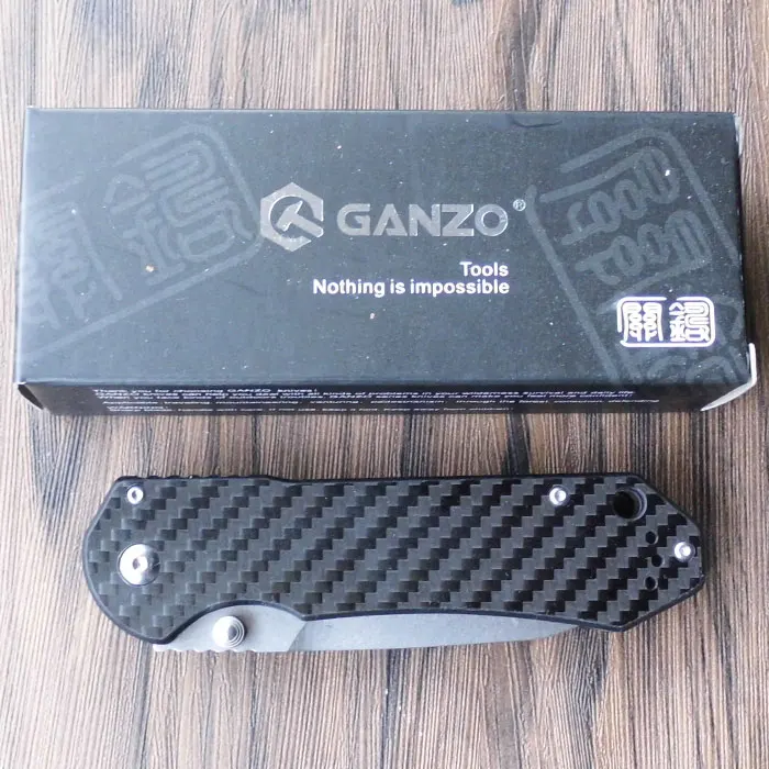 58-60HRC Ganzo G7452 440C G10 или ручка из углеродного волокна складной нож для выживания походный инструмент карманный нож тактический edc Открытый инструмент