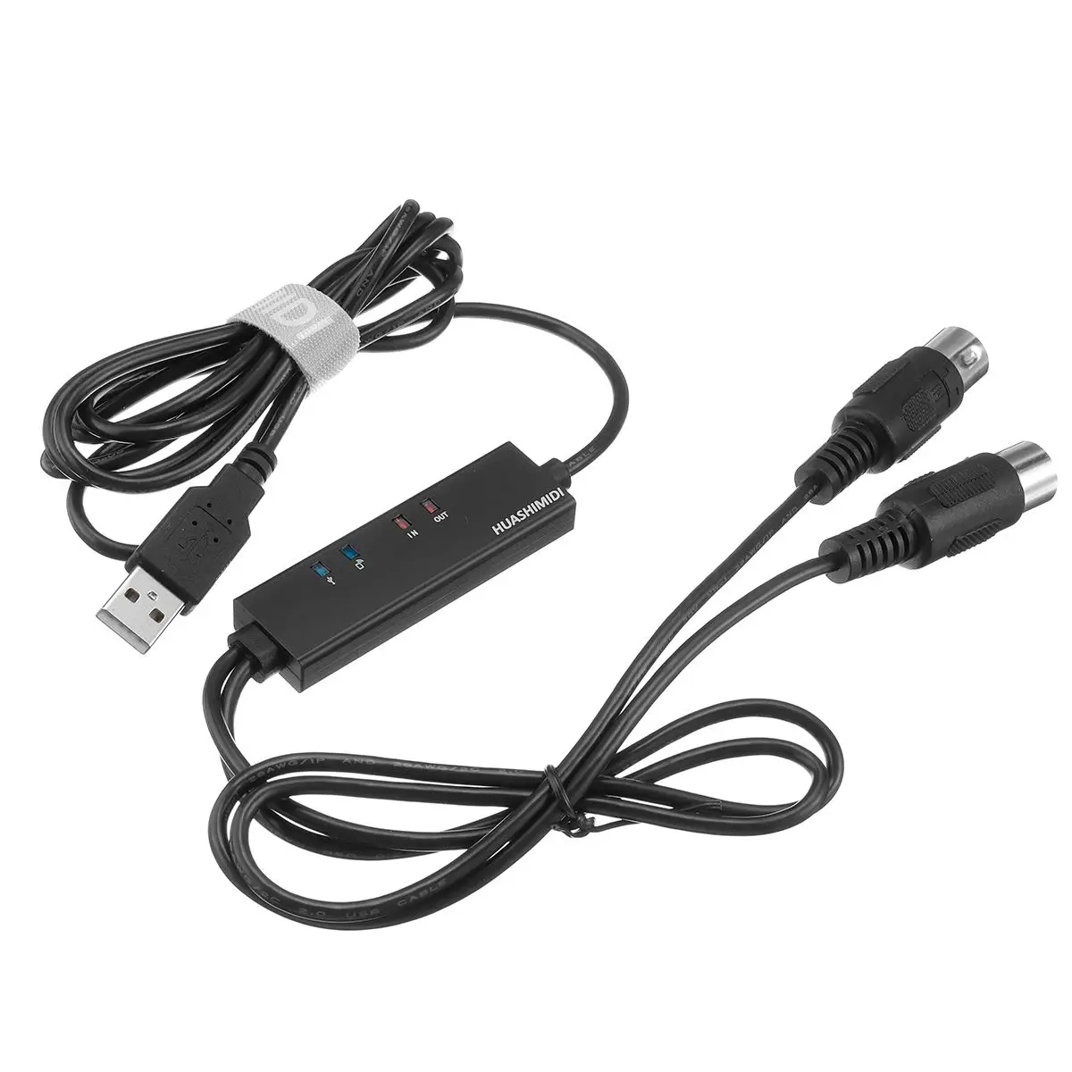 

MIDI to USB Adapter Cable Wired to bluetooth Wireless Cable Adapter Converter for PC to Music Keyboard Adapter Cord