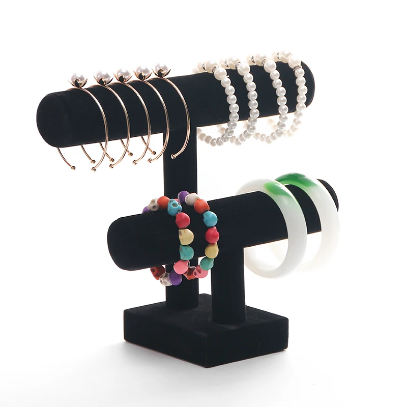  2 or 3 Tier T-Bar Bracelet Display Stand Holder For Jewelry Storage Jewelery Display Holder juwelen