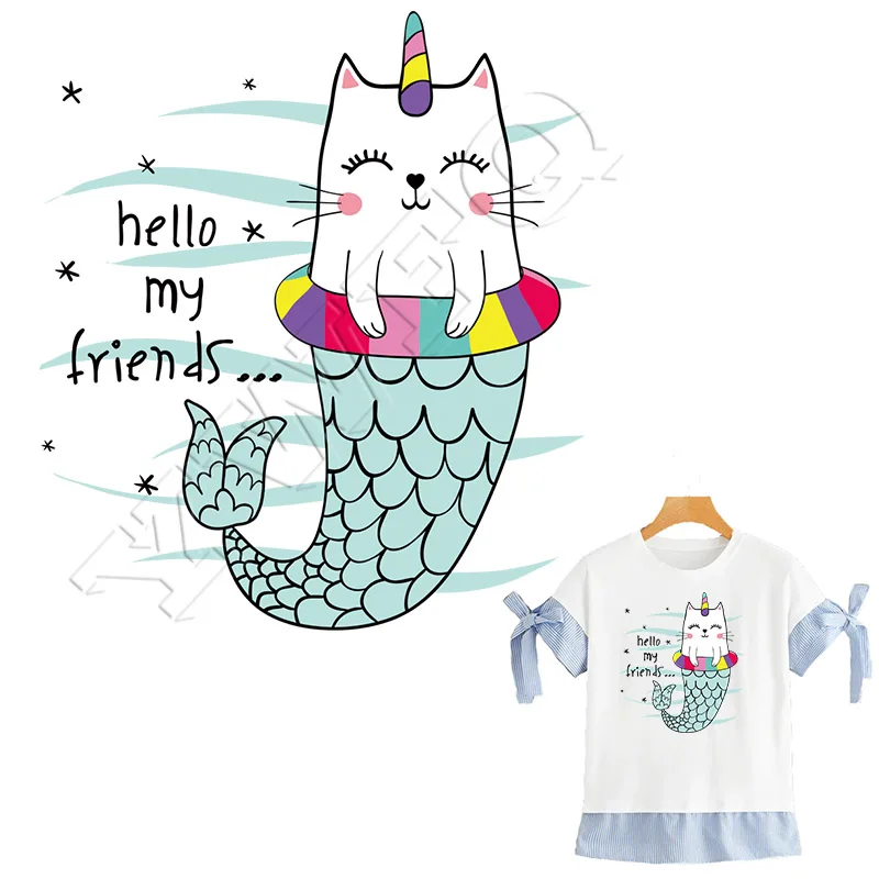 

Cute Girls DIY Patches Iron-on Patches For Clothing Heat Transfer Stickers Badges Heat Press Appliqued Washable Patch