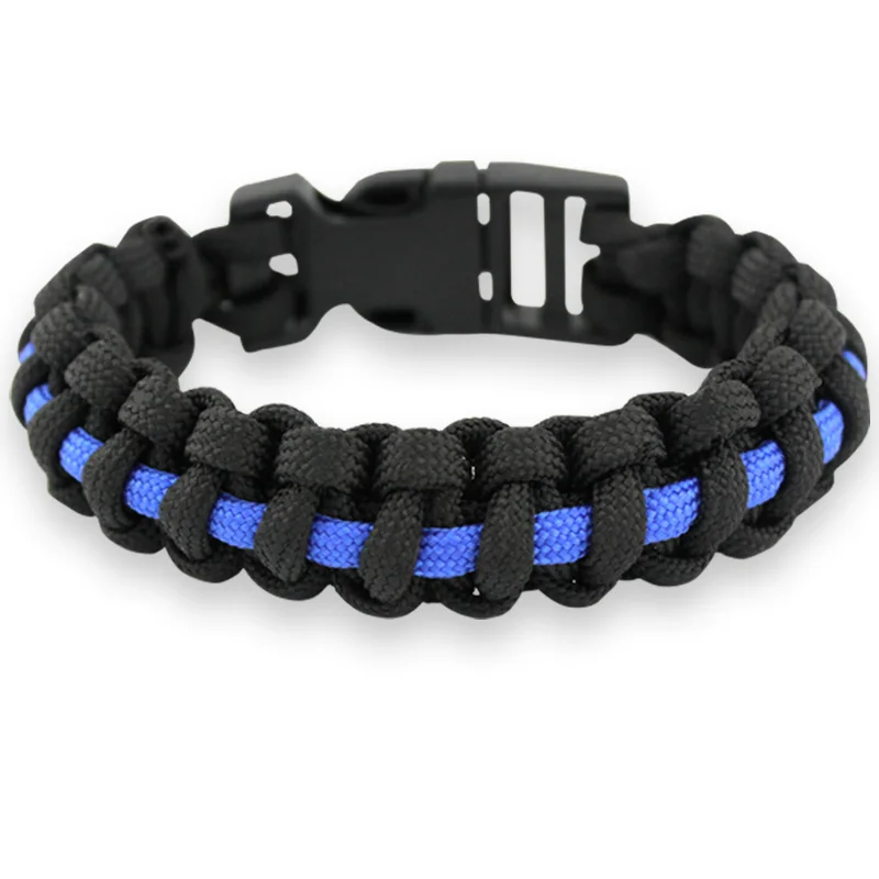 رقيقة الأزرق خط إعادة الزرقاء mom أخت زوجة عمة الجدة أبي ابن ابنة بقاء paracord سحر أساور رجال نساء هدية