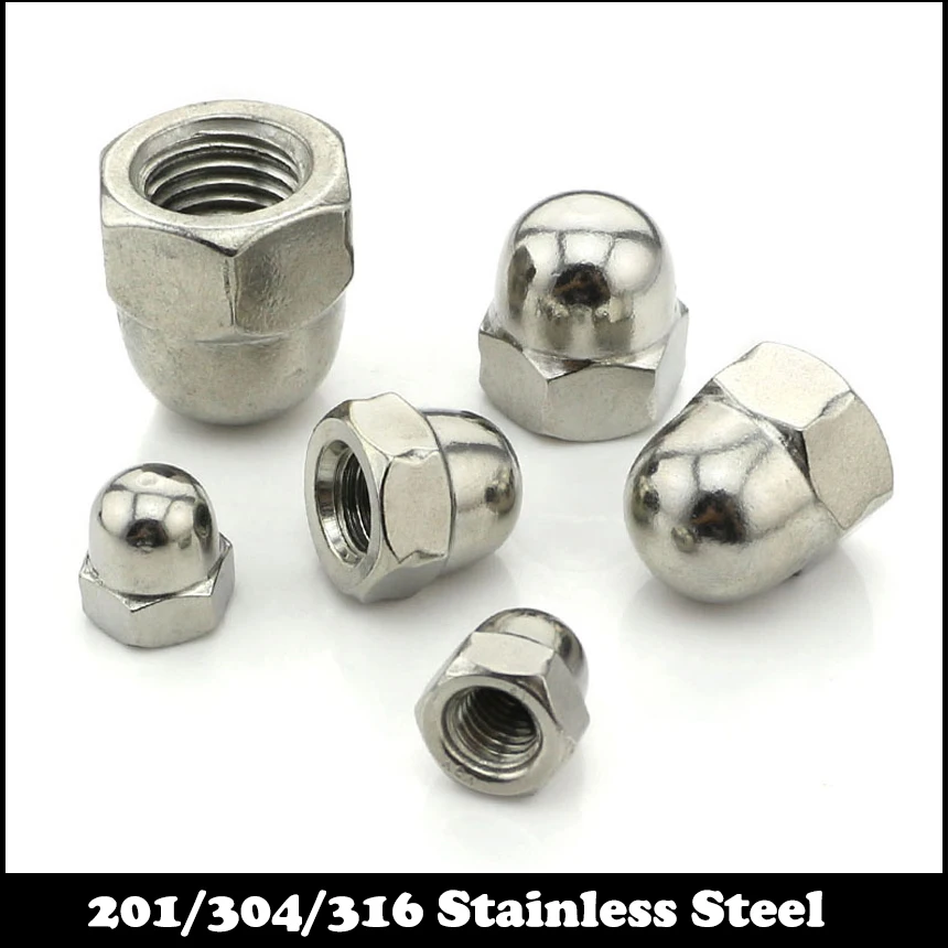 Muttern Dome M12 1 25 Fine Thread 12mm 1 25 Acorn Cap Domed Nut Stainless Steel 5 Calacsentreelles Com