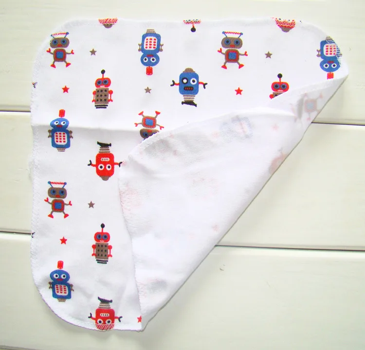 Тканевый носовой платок из хлопка для новорожденных, слюнявчик, детское полотенце-платок, детское тонкое трикотажное Хлопковое полотенце, 8 шт