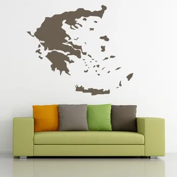 

Greek map Globe Earth Country wall vinyl sticker custom made home decoration fashion design