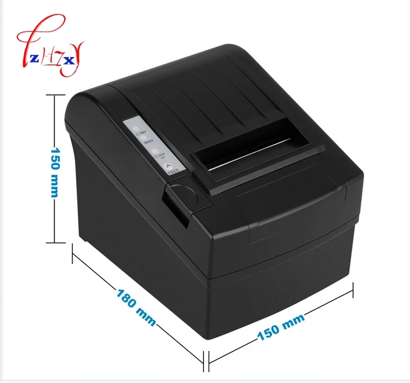 Тепловой чековый принтер 230 мм/сек. автоматический резак POS небольшой принтер билетов