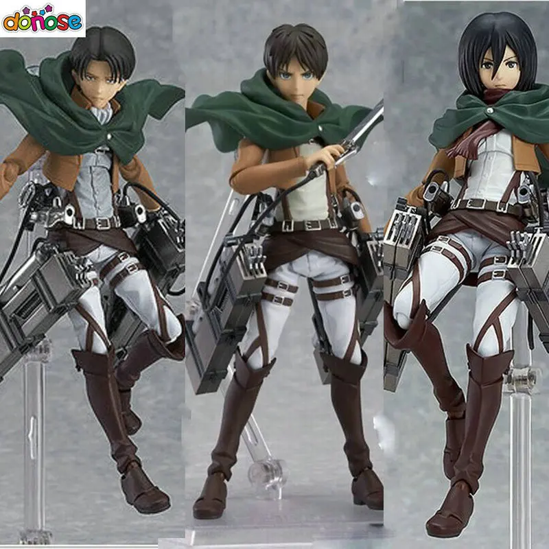 Японское аниме атака на Титанов Eren Yeager Figma 207 ПВХ фигурка Коллекционная модель