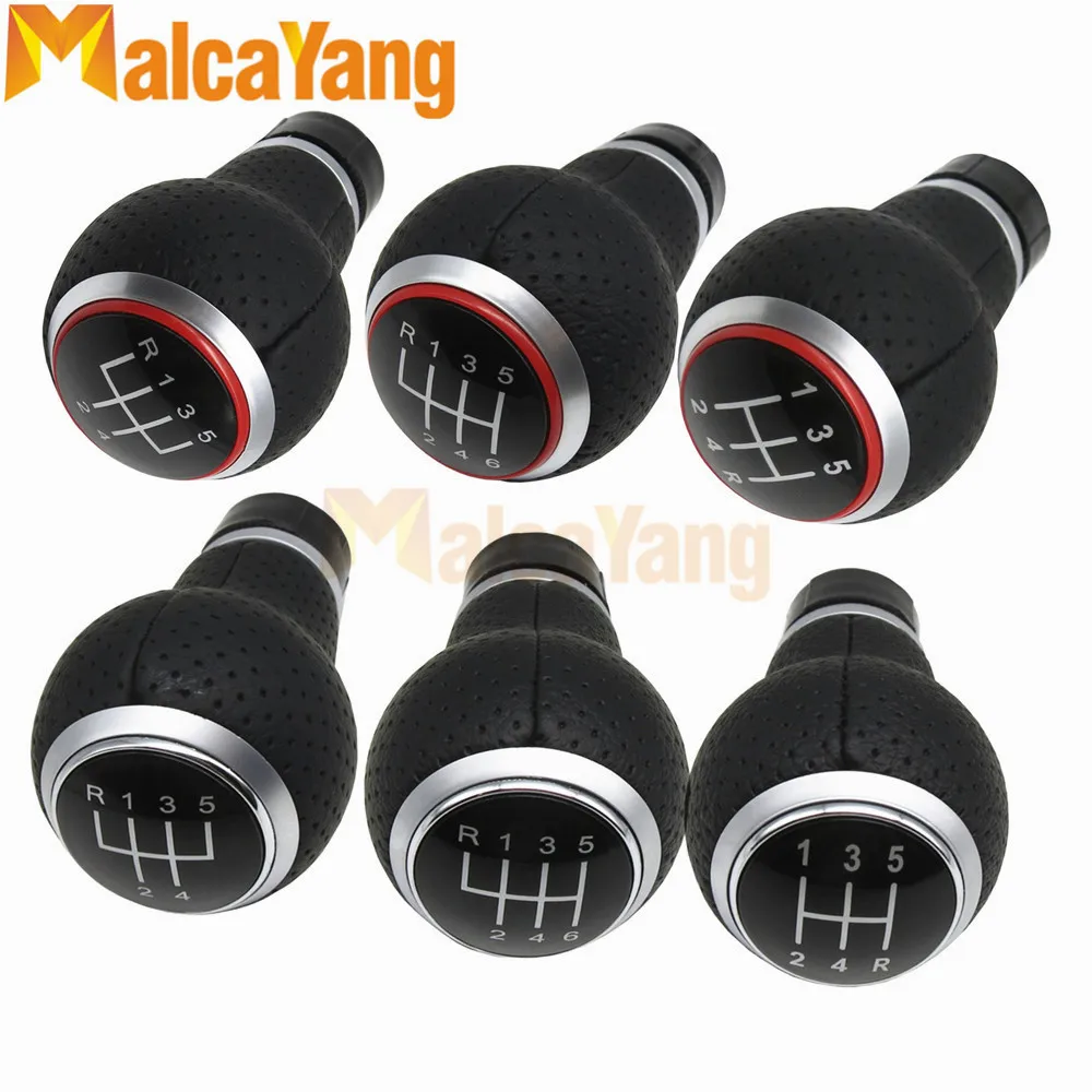 

Manual 5/6 Speed Car Gear Shift Knob Lever Stick Pen Handle Head For Audi A4 S4 B8 8K A5 8T Q5 8R S Line 2007-2014 2015