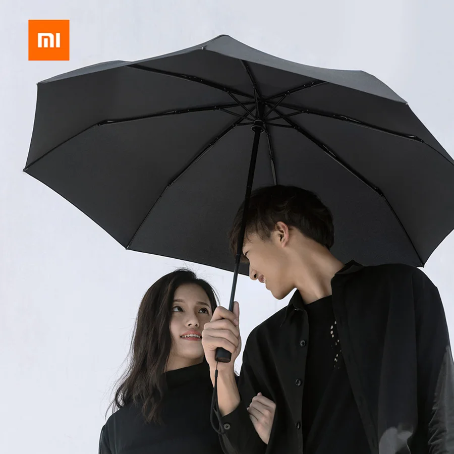 Автоматический зонт Xiaomi Mijia для защиты от дождя и солнца алюминиевый