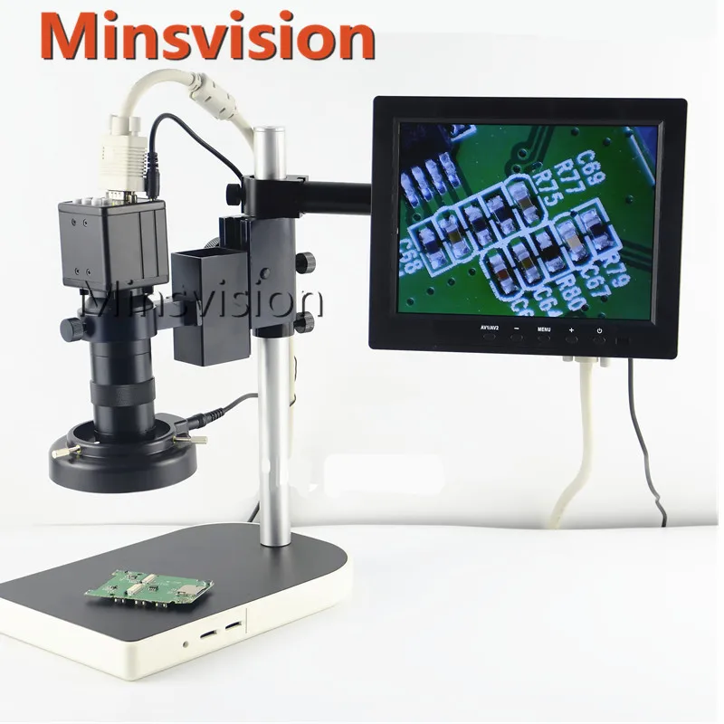 VGA200 megapixel digital video camera zoom industrial microscope camera