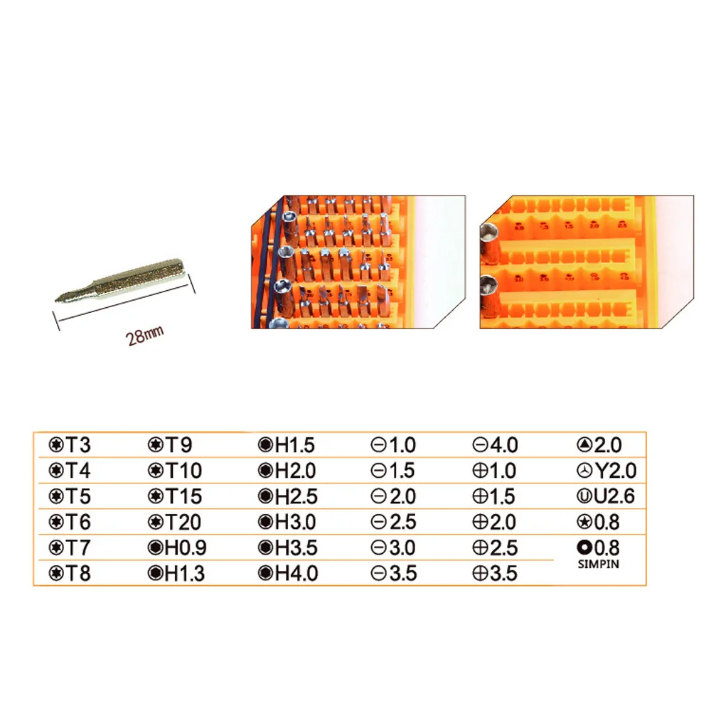 JAKEMY JM-8150 Laptop Screwdriver Set Professional Repair Hand Tools Kit for Mobile Phone Computer Electronic Model DIY Repair