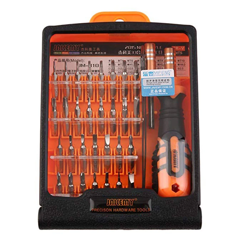 QUK 33 in 1 Precision Screwdriver Set Magnetic Screwdriver Bits For Phone Mobile Ipad Camera Maintenance Tool Repair Tool Kit9