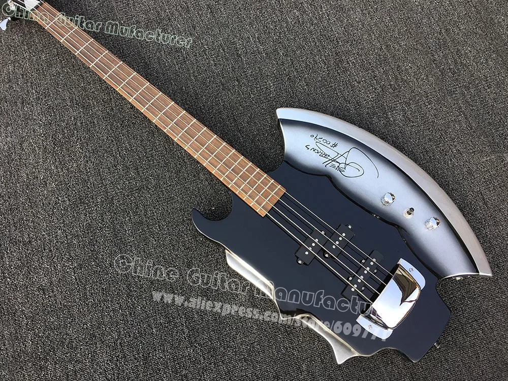 Custom shop Cort GENE SIMMONS AXE signature Guitar 4 струны Electric Bass Guitarra оптовая продажа|Гитара| |